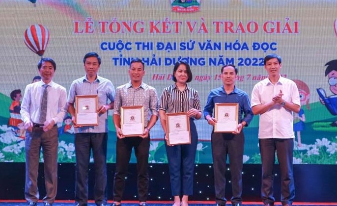 Lễ tổng kết và trao giải cuộc thi Đại sứ Văn hóa đọc tỉnh Hải Dương năm 2022