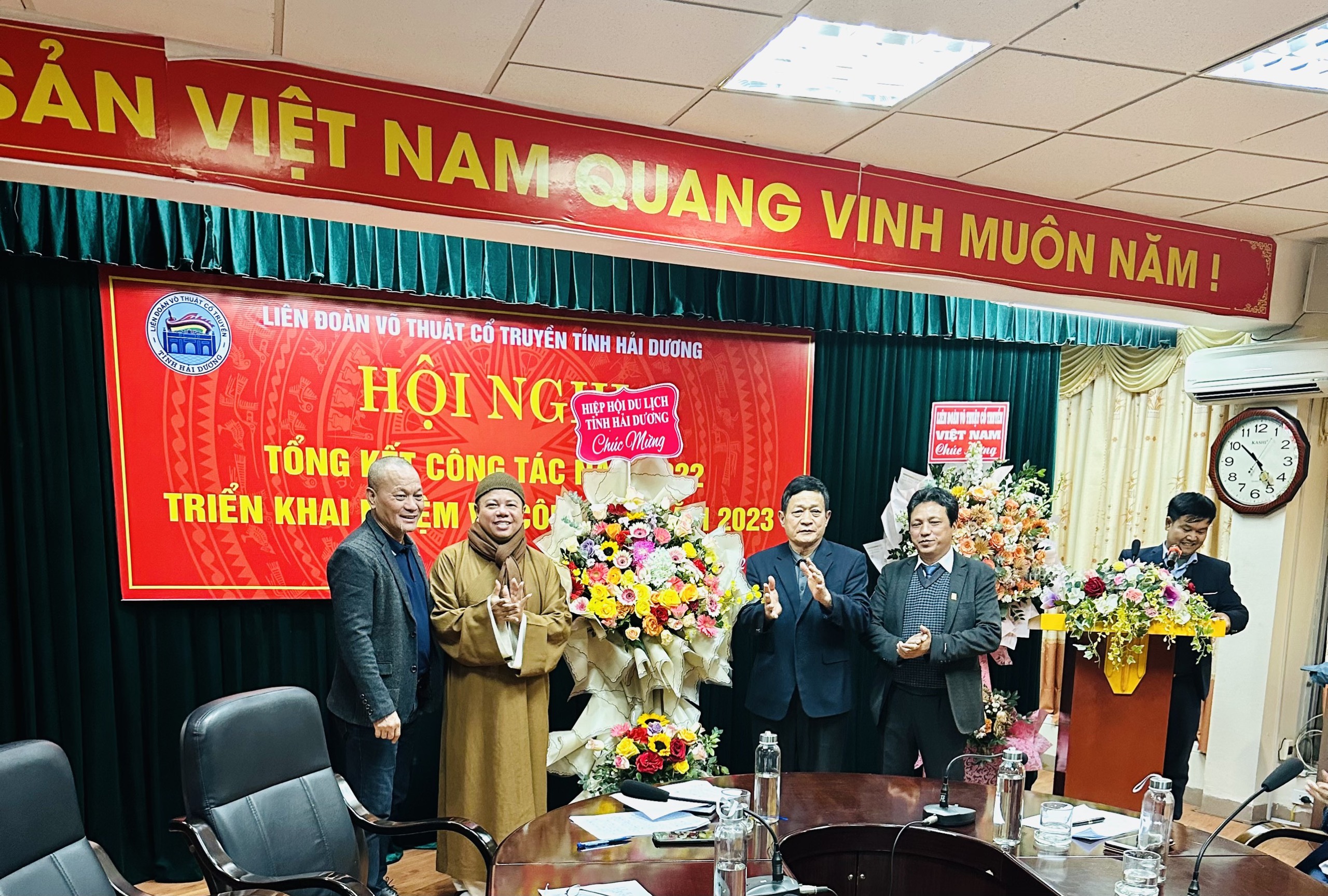 Lễ tổng kết liên đoàn võ thuật tỉnh Hải Dương năm 2022