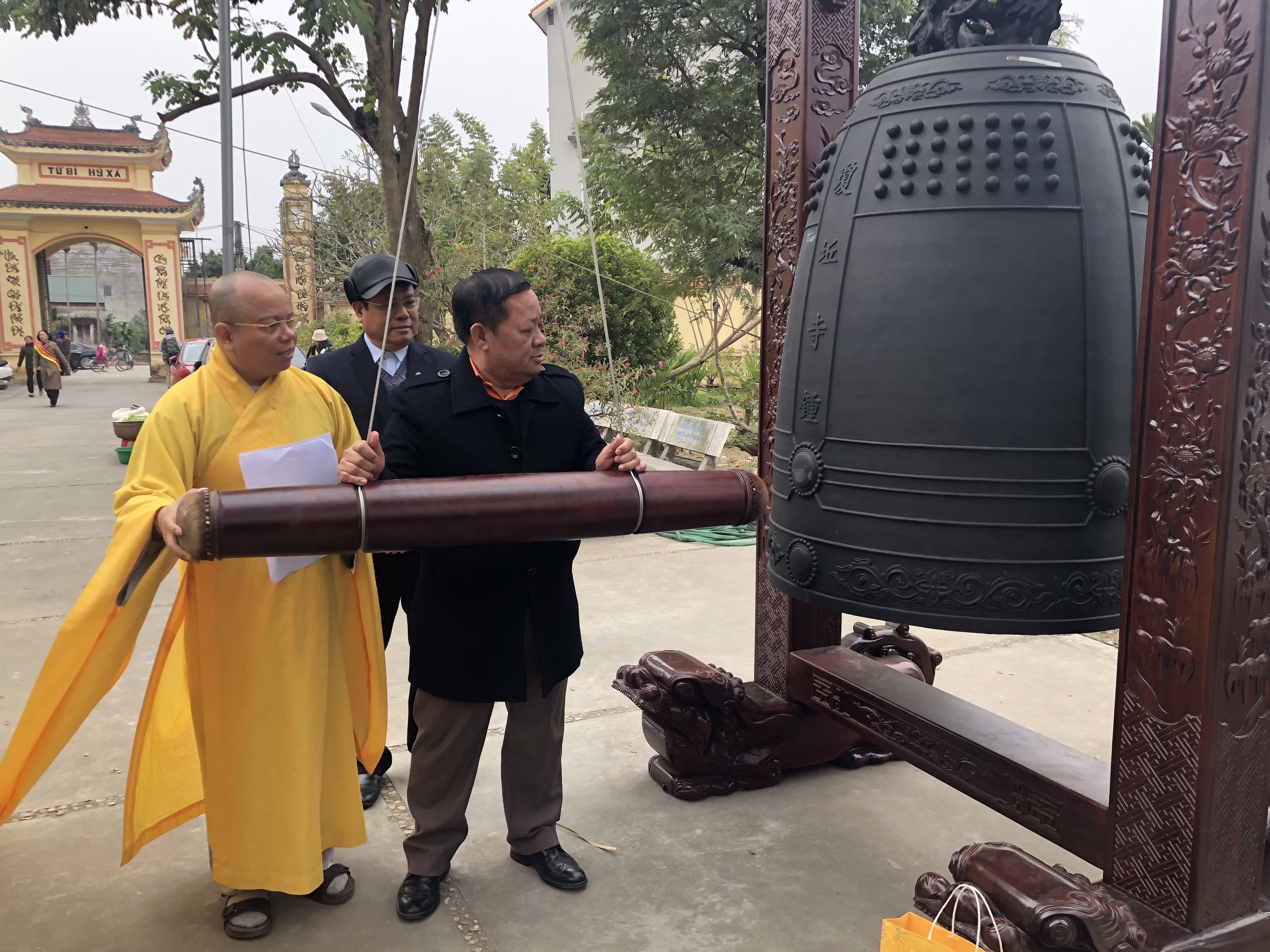 Đại lễ khai thanh Đại Hồng Chung chùa Cương Xá thành phố Hải Dương 