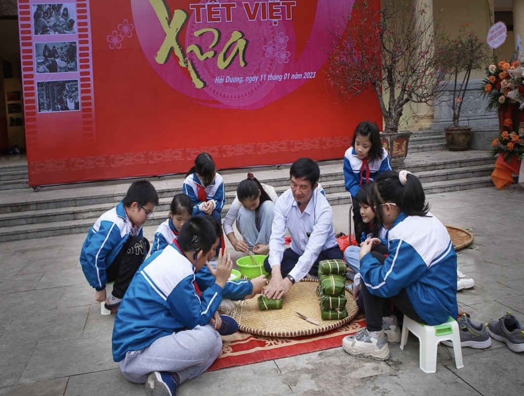 Tết xưa trong khuôn viên Bảo tàng tỉnh Hải Dương 